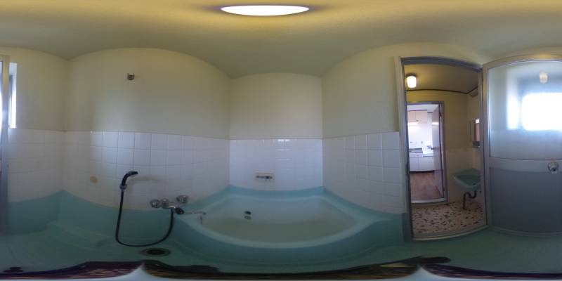 パノラマ画像バスルーム