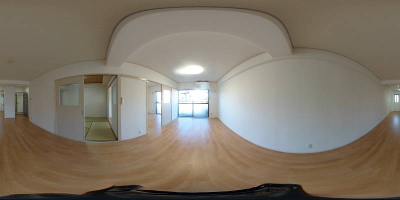 パノラマ画像リビング