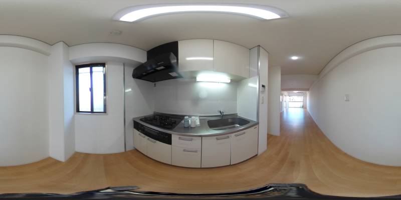 パノラマ画像キッチン