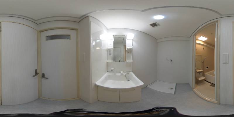 パノラマ画像洗面所