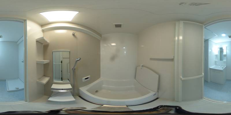 パノラマ画像バスルーム