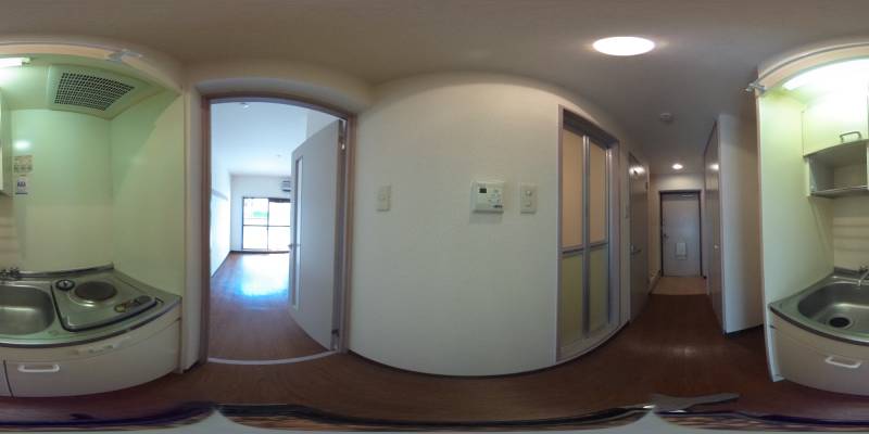 パノラマ画像キッチン