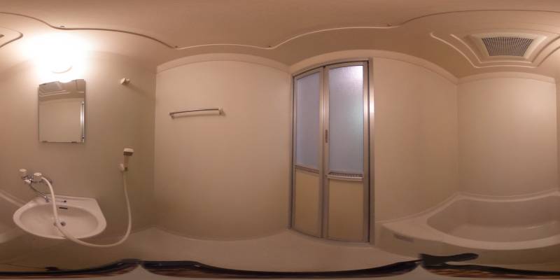 パノラマ画像バスルーム