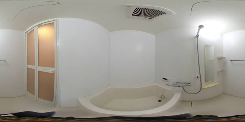 パノラマ画像バスルーム