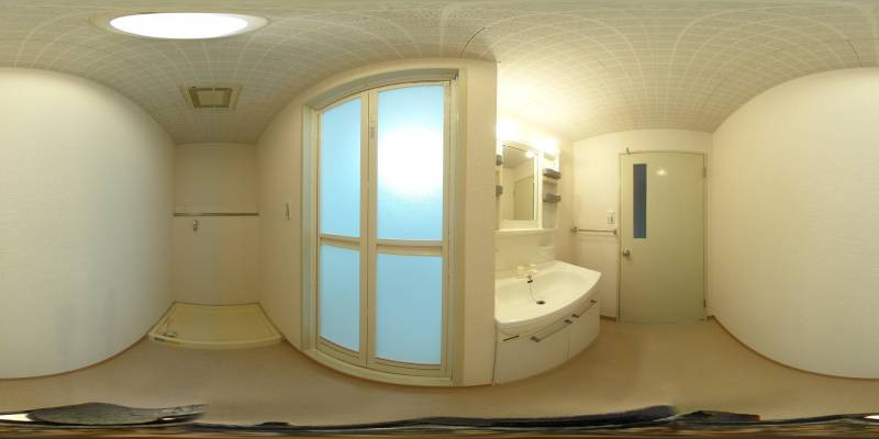 パノラマ画像洗面所