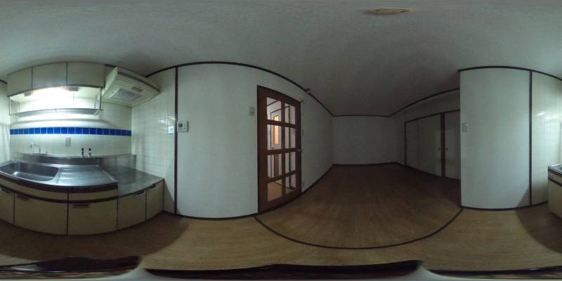 パノラマ画像キッチン