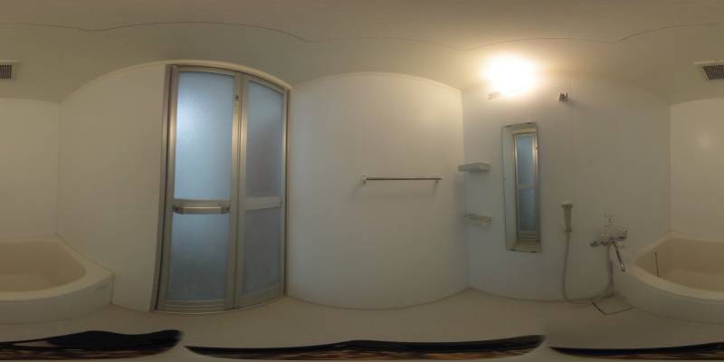 パノラマ画像バスルーム