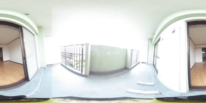 パノラマ画像バルコニー