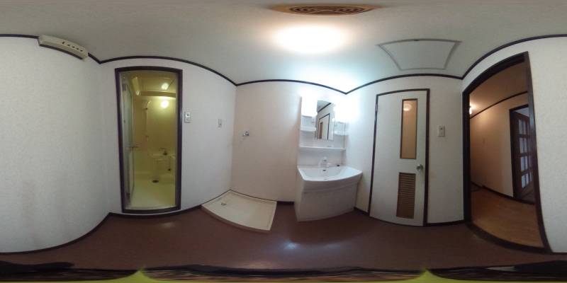 パノラマ画像洗面所