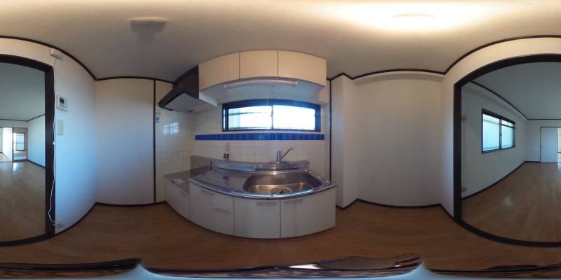 パノラマ画像キッチン