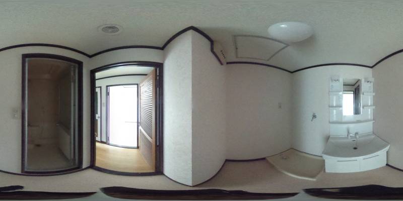 パノラマ画像洗面所