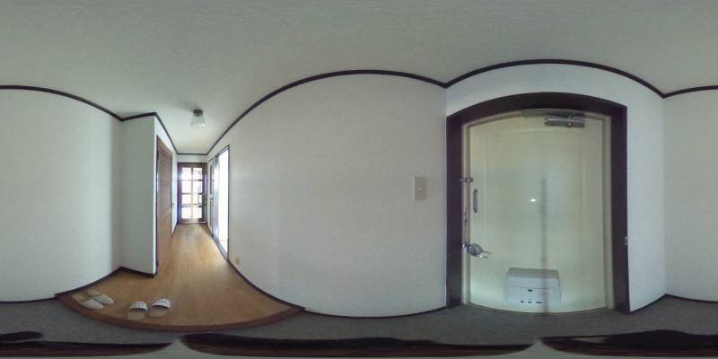 パノラマ画像玄関