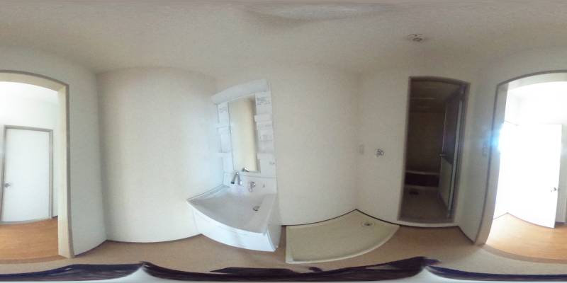 パノラマ画像洗面所