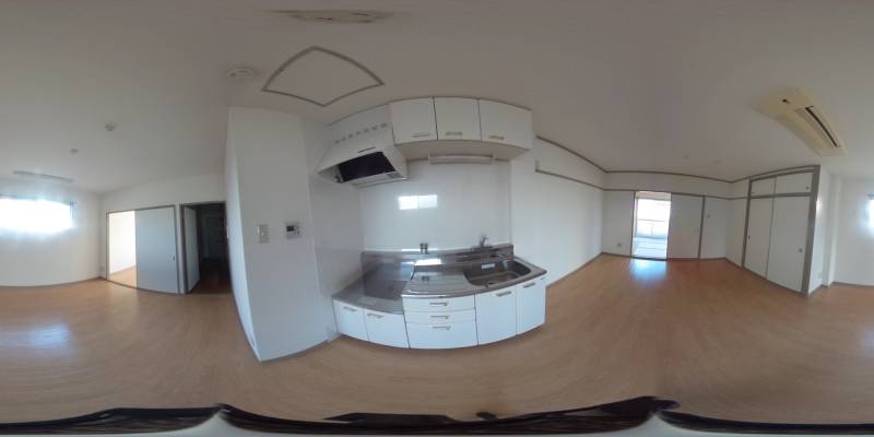 パノラマ画像キッチン