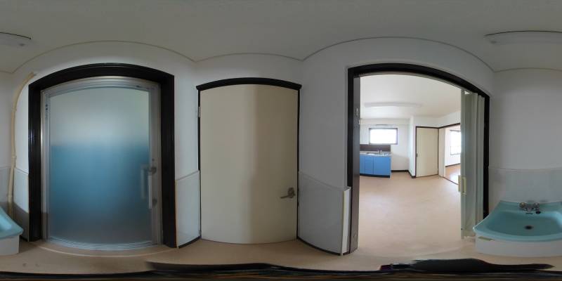 パノラマ画像洗面所