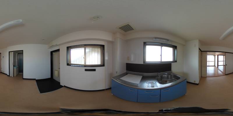 パノラマ画像キッチン