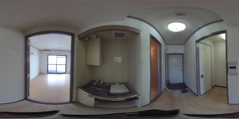 パノラマ画像キッチン