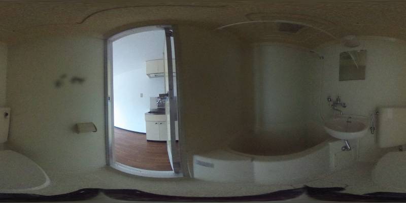 パノラマ画像バスルーム