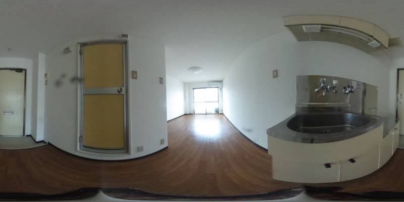 パノラマ画像キッチン