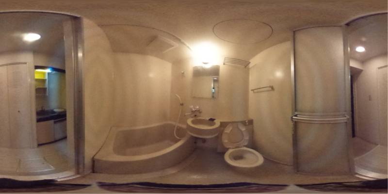 パノラマ画像バスルーム