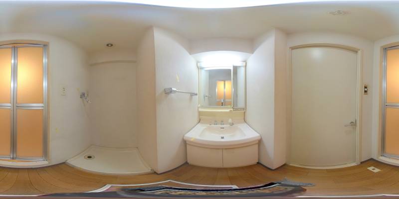 パノラマ画像洗面所