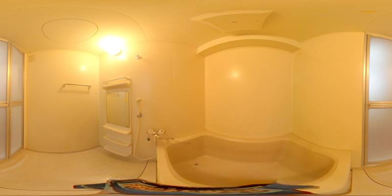 パノラマ画像バスルーム