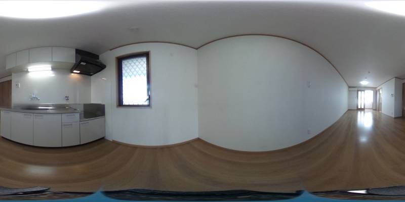 パノラマ画像キッチン