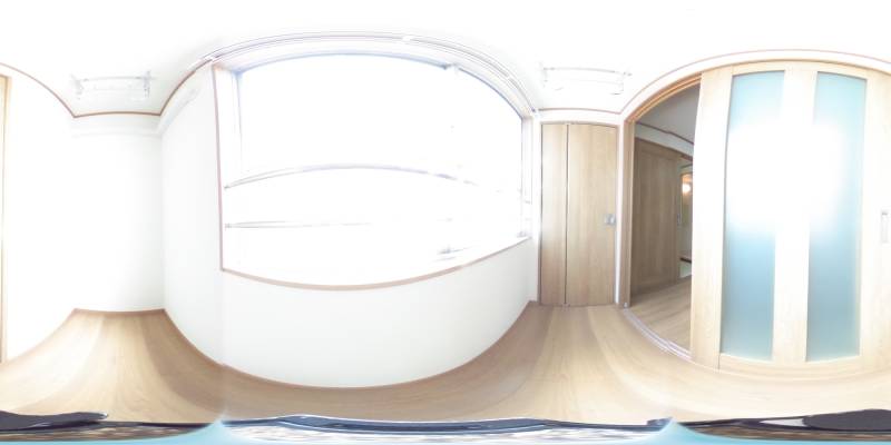 パノラマ画像バルコニー