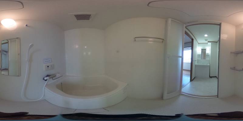 パノラマ画像バスルーム