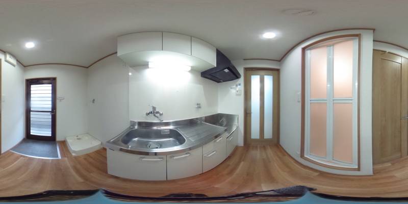 パノラマ画像キッチン