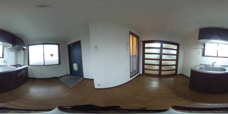 パノラマ画像キッチン