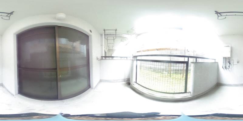 パノラマ画像バルコニー