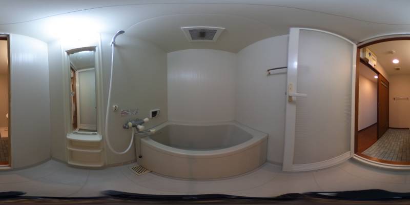 パノラマ画像バスルーム