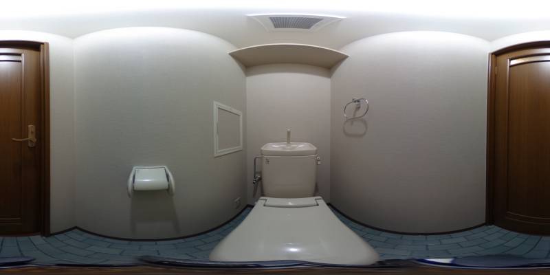 パノラマ画像トイレ