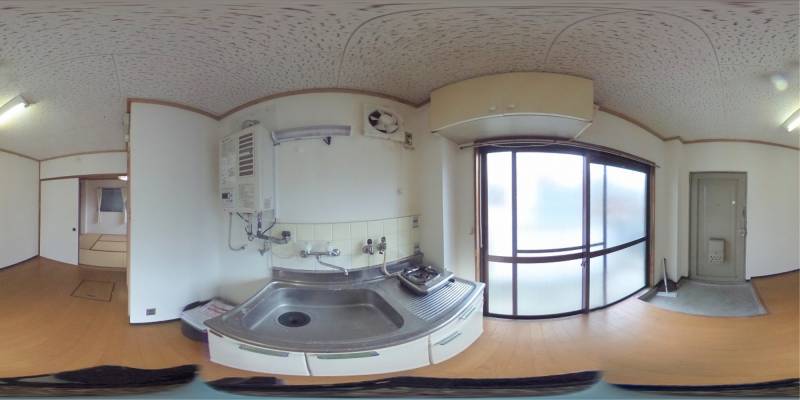 パノラマ画像キッチン