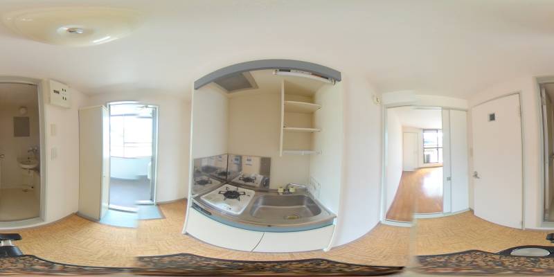 パノラマ画像キッチン