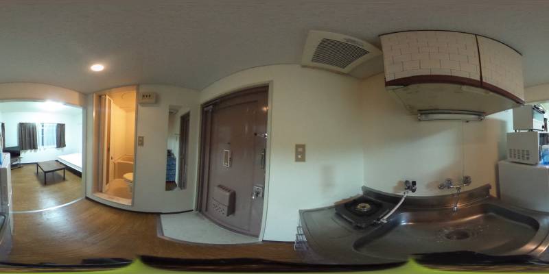 パノラマ画像キッチン