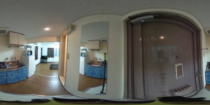 パノラマ画像玄関