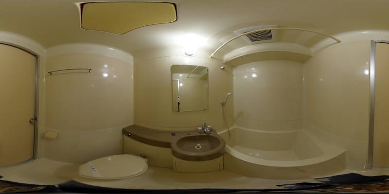 パノラマ画像バスルーム