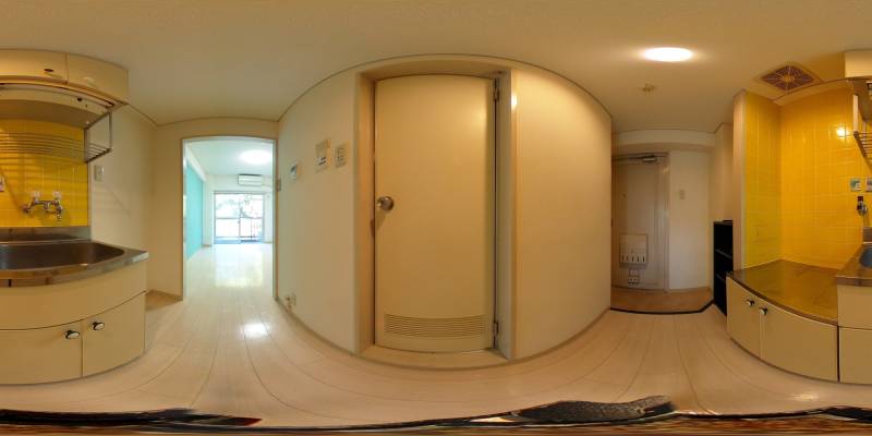 パノラマ画像キッチン