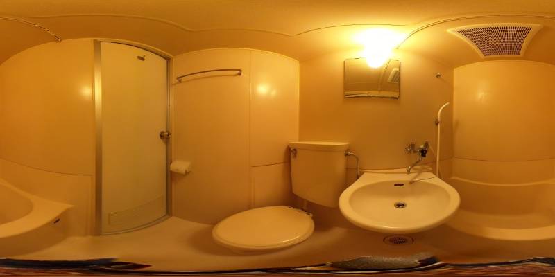 パノラマ画像バスルーム