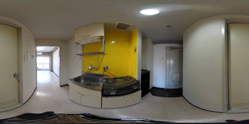 パノラマ画像キッチン