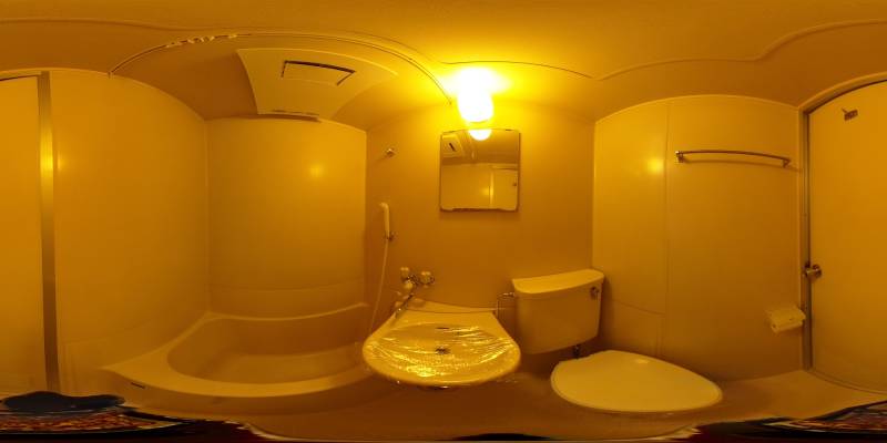 パノラマ画像バスルーム