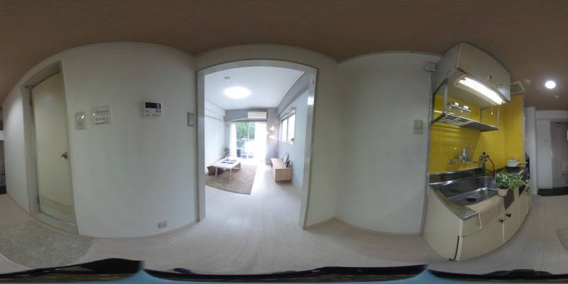 パノラマ画像リビング