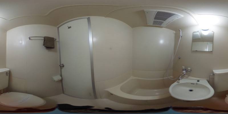 パノラマ画像バスルーム