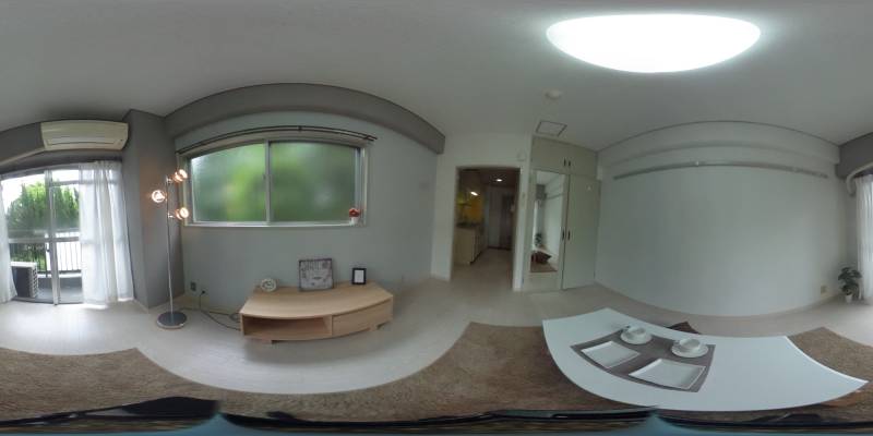 パノラマ画像洋室