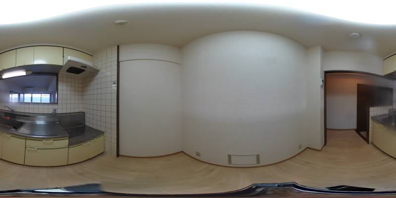パノラマ画像キッチン