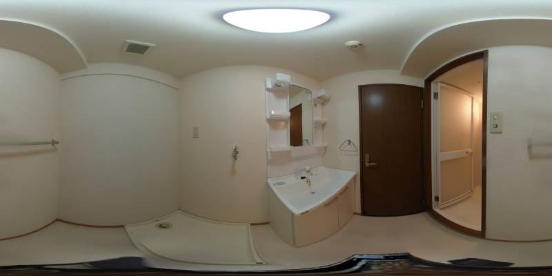 パノラマ画像洗面所