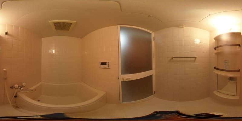 パノラマ画像バスルーム