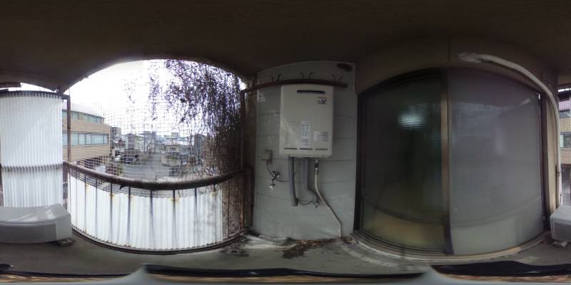 パノラマ画像バルコニー